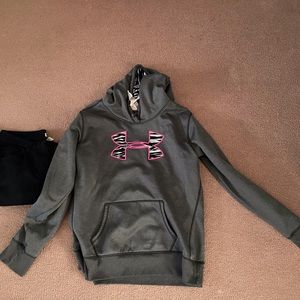 Gray under amour hoodie